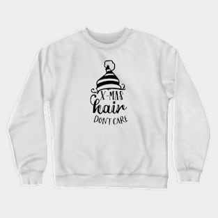 Christmas quotes with cute hat design Crewneck Sweatshirt